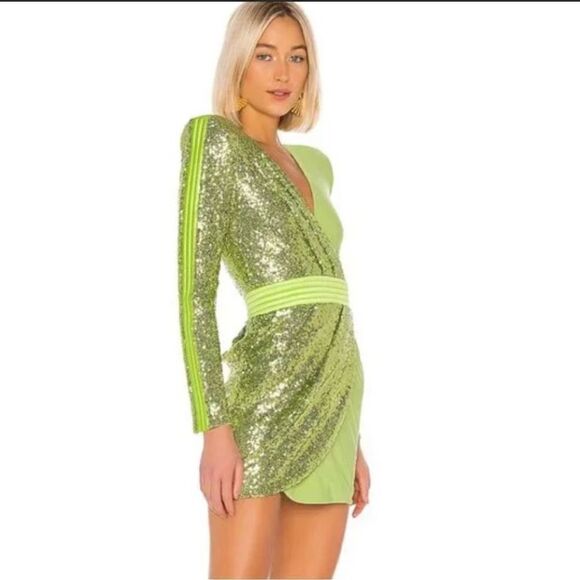 EUC Zhivago Adenine Lime Dress - Picture 4 of 12